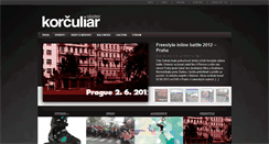 Desktop Screenshot of korculiar.sk